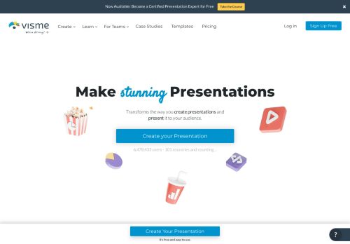 
                            8. Best Free Online Presentation Software, Presentation Tools | Visme