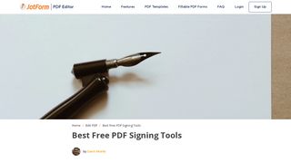 
                            13. Best Free PDF Signing Tools for 2018 | The JotForm Blog