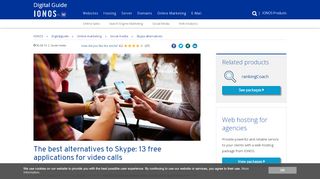 
                            13. Best free video chat programs - 13 Skype alternatives - 1&1 IONOS