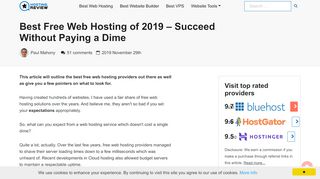 
                            13. Best Free Web Hosting: Succeed Without Paying a Dime  ...