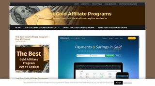 
                            3. Best Gold Affiliate Programs – BitGold