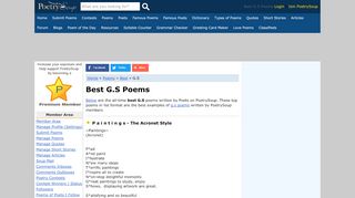 
                            7. Best G.S Poems