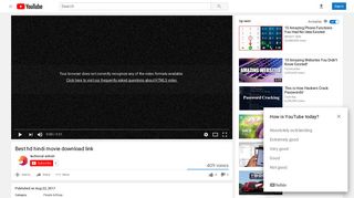 
                            6. Best hd hindi movie download link - YouTube