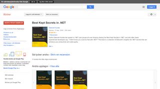 
                            13. Best Kept Secrets in .NET