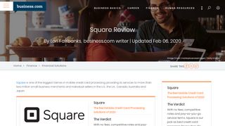 
                            6. Best Low-Fee Credit Card Processor | Square Review 2018
