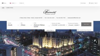 
                            12. Best Luxury Downtown Ottawa Hotel - Fairmont Château Laurier