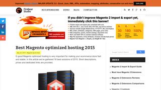 
                            5. Best Magento optimized hosting 2015 | FireBear