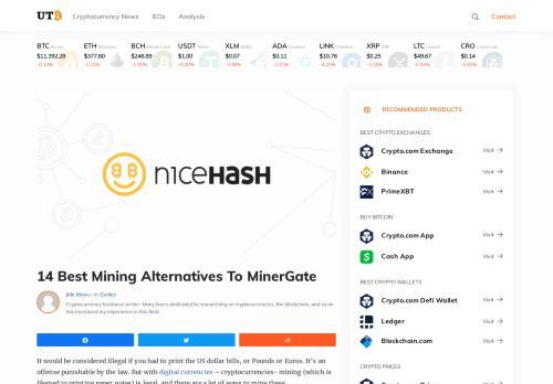 
                            9. Best Mining Alternatives To MinerGate | UseTheBitcoin