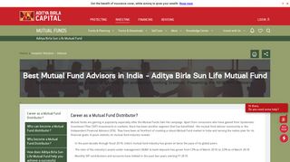 
                            9. Best Mutual Fund Advisors in India - Aditya Birla Sun Life Mutual Fund