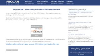 
                            11. Best of CRM - Innovationspreis der Initiative Mittelstand - News - Berlin ...