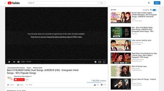 
                            3. Best Of KUMAR SANU Duet Songs JUKEBOX {HD} - Evergreen Hindi ...