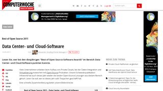 
                            9. Best of Open Source 2011: Data Center- und Cloud-Software ...