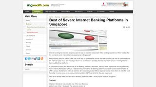 
                            10. Best of Seven: Internet Banking Platforms in Singapore