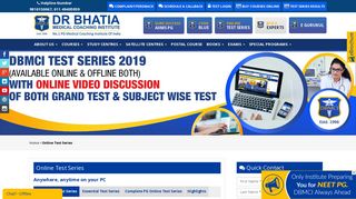 
                            5. Best Online Medical PGTest Series, Best Online Test Series ... - DBMCI