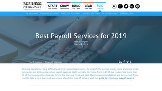 
                            11. Best Online Payroll Services - Business News Daily