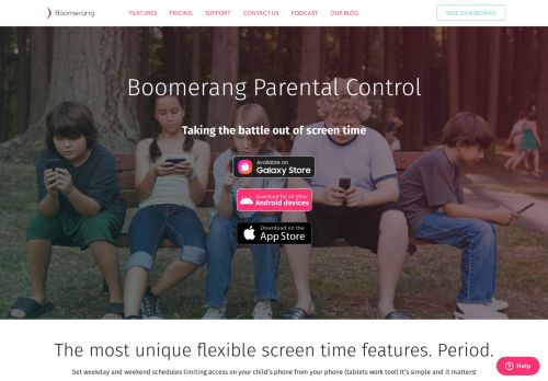 
                            7. Best Parental Control App for Android and iOS - Boomerang