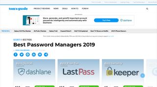 
                            11. Best Password Manager 2019 - Lastpass vs. Dashlane vs. ...