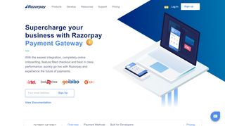 
                            3. Best Payment Gateway in India - Manage Online ... - Razorpay