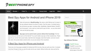 
                            10. Best Phone Spy Reviews: 5 Best Spy Apps for Android and iPhone