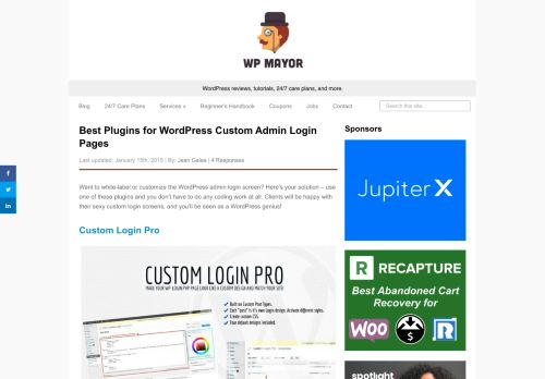 
                            7. Best Plugins for WordPress Custom Admin Login Pages - WP Mayor