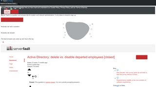 
                            11. best practices - Active Directory: delete vs. disable departed ...