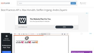 
                            9. Best Practices API s. Max Horváth, Steffen Irrgang, Andre Zayarni - PDF