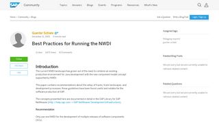 
                            13. Best Practices for Running the NWDI | SAP Blogs