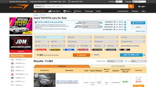 
                            11. Best Price Used TOYOTA for Sale - Japanese Used Cars BE FORWARD