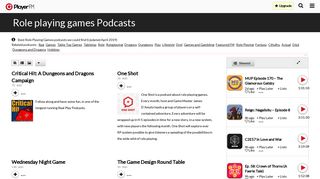 
                            12. Best Role playing games Podcasts (2019) - Player FM