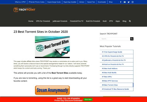 
                            11. Best Torrent Sites in 2019 Updated Weekly - Get Your Download ON