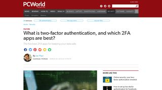 
                            5. Best two-factor authentication apps 2018 | PCWorld