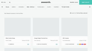 
                            7. Best Vertical Menu Websites | Web Design Inspiration - Awwwards
