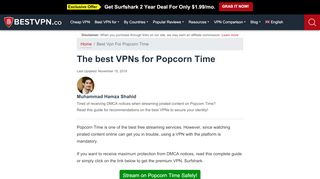 
                            10. Best VPN for Popcorn Time - 5 Popcorn Time VPN Free ...