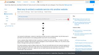 
                            1. Best way to embed a website service into another website - Stack ...
