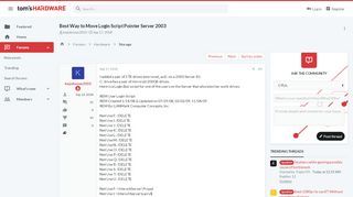 
                            13. Best Way to Move Login Script Pointer Server 2003 - Storage - Tom ...