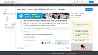 
                            5. Best way to use multiple SSH private keys on one client - Stack ...