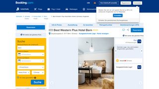 
                            10. Best Western Hotel Bern (Schweiz Bern) - Booking.com