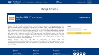 
                            9. Best Western Hotels België - Redeem