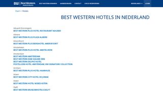 
                            6. Best Western Hotels Nederland - Hotels