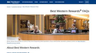 
                            8. Best Western Rewards | Frequently Asked Questions