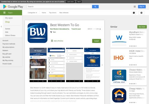 
                            8. Best Western To Go – Apps bei Google Play