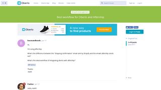
                            11. Best workflow for Oberlo and Aftership - Ask.Oberlo