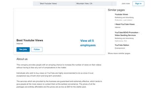 
                            5. Best Youtube Views | LinkedIn