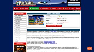 
                            13. Best ZAR Online Casino | Winner Casino | R150 Free Bonus
