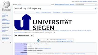 
                            5. Bestand:Logo Uni Siegen.svg - Wikipedia