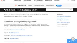 
                            2. Bestandsopslag en quotums in Creative Cloud - Adobe Help Center