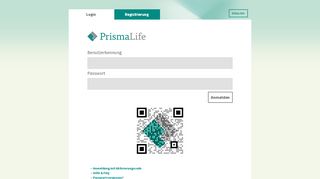 
                            1. Bestandsverwaltung / Partner - Login - Prisma Life