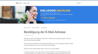 
                            12. Bestätigung der E-Mail-Adresse – Help Center