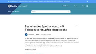 
                            6. Bestehendes Spotify Konto mit Telekom verknüpfen k... - The ...