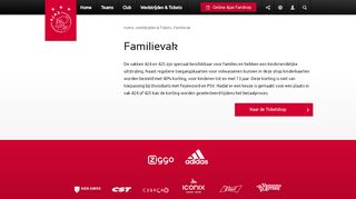 
                            5. Bestel hier je officiële Ajax-toegangskaarten voor het familievak in de ...